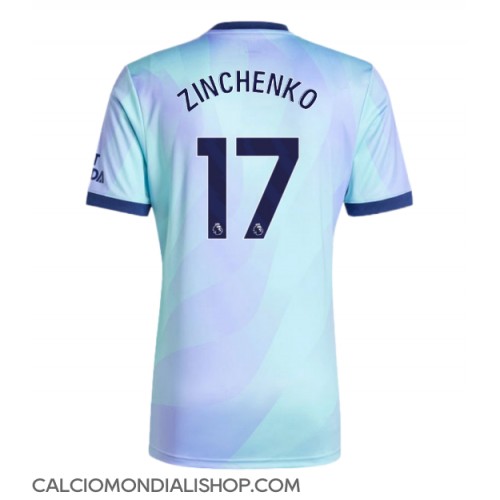 Maglie da calcio Arsenal Oleksandr Zinchenko #17 Terza Maglia 2024-25 Manica Corta